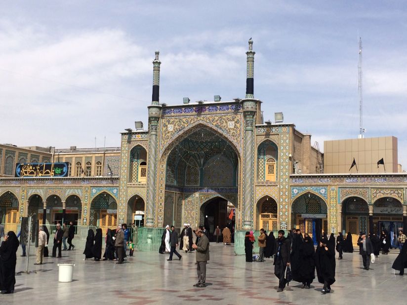 The next stop -- the holy city of Qom -- is one of the most important places for Shia pilgrimage in Iran and also the country's center for theological studies.
