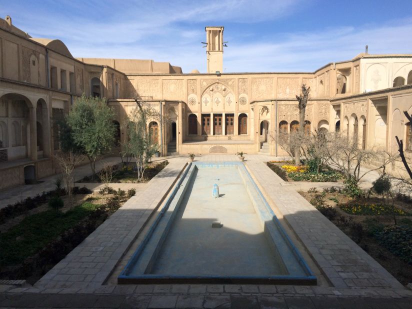 Borujerdi House, built in the 19th century for the wife of a rich merchant, is a symbol of Kashan's past wealth.