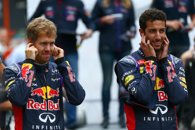 Sebastian Vettel was Ricciardo's teammate at Red Bull until the German moved to Ferrari at the end of last season. 