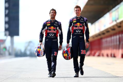 Twenty-year-old Daniil Kvyat of Russia subsequently joined the team, ensuring Ricciardo's promotion to No.1 driver.