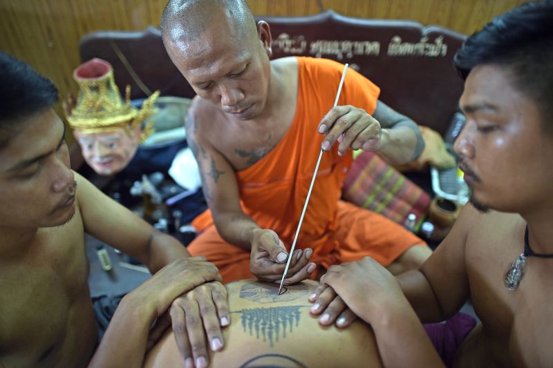 Get inked like Angelina Jolie in sacred Thai tattoo studio  MiNDFOOD