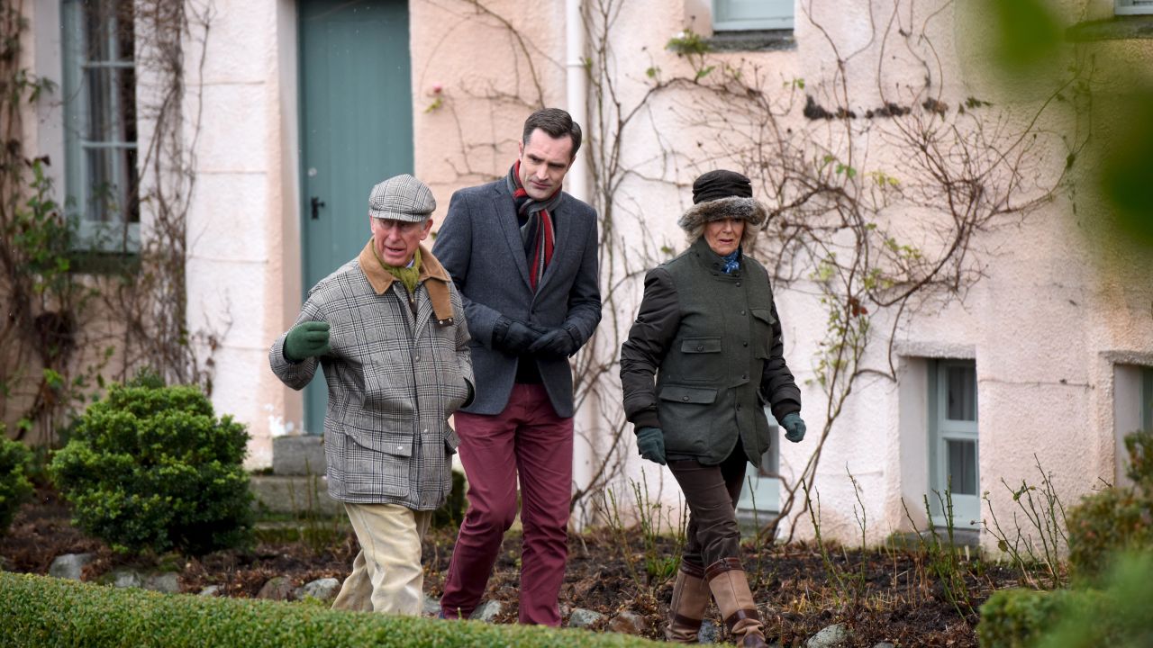 The Duchess of Cornwall and Foster spoke about what all Brits talk about -- the weather.