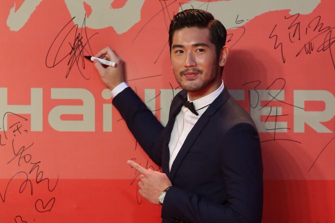 Recognize him? Taiwanese-Canadian Godfrey Gao's good looks have landed him movie roles, adoring Buzzfeed articles ("<a href="http://www.buzzfeed.com/mattortile/godfrey-is-godly#.pb8qmzWq" target="_blank" target="_blank">41 Photos That Prove Godfrey Gao Is Actually Godly</a>") and a contract with Louis Vuitton as their its Asian male face. 