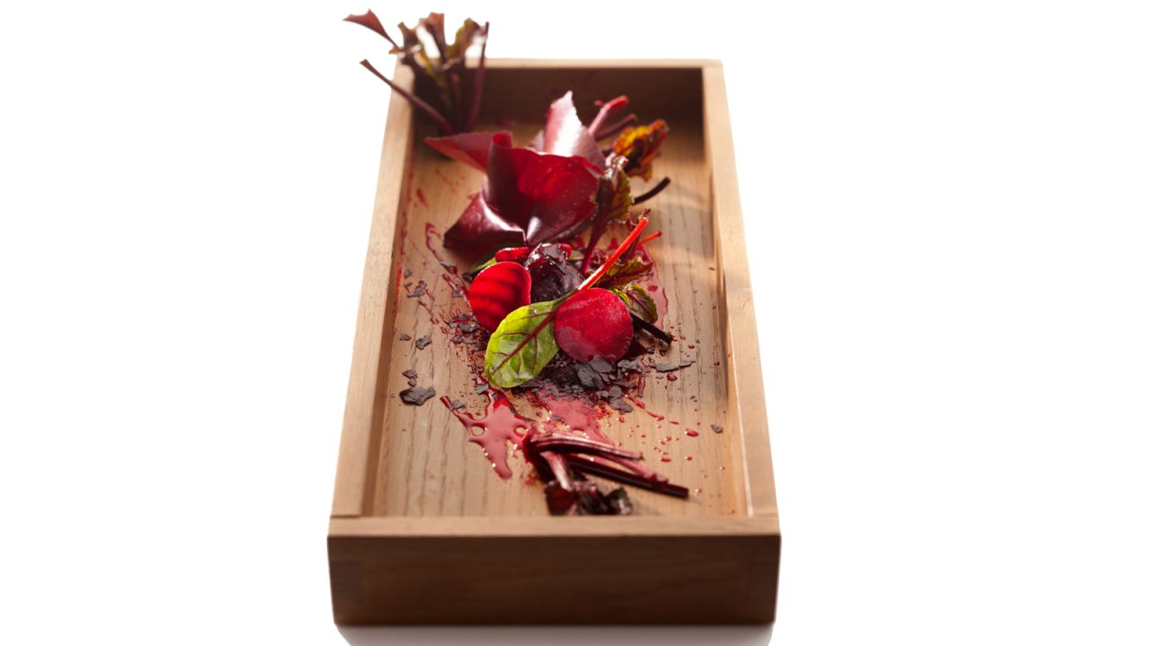 Created by Bjoern Alexander, a Michelin-starred chef, Whisk's menu is themed around the six sectors of the Art Basel Hong Kong. <br />"Search" dissects one ingredient, beetroot, into different forms from roasted root to crushed sweetly beetroot cracker. It echoes with Art Basel's "Discoveries" sector where visitors are invited to see art by emerging artists.<br />Whisk's special menu is available until March 31. <br /><a href="http://www.themirahotel.com/" target="_blank" target="_blank"><em>Whisk</em></a><em>, 118 Nathan Road, Tsim Sha Tsui, Hong Kong</em>