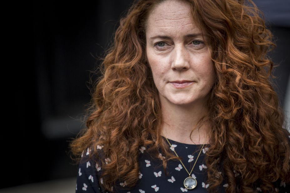 Former News International chief executive Rebekah Brooks outside her Chipping Norton home. Along with Clarkson, Cameron she is part of the so-called "Chipping Norton Set."