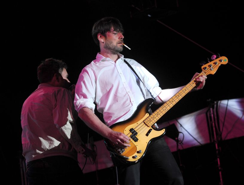 Musician Alex James of the band Blur performs Coachella Valley Music & Arts Festival. The Chipping Norton resident is also an avid cheese maker, and enlisted celebrity friends such as Jamie Oliver to help out with The Big Feastival, an annual fair held in the village.