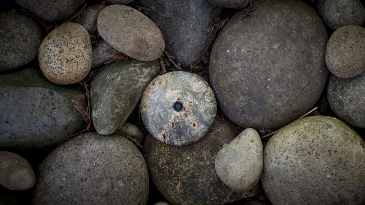Can you spot the smartphone among these rocks?
