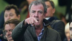 TV presenter Jeremy Clarkson attends the UEFA Champions League Round of 16, second leg match between Chelsea and Paris Saint-Germain at Stamford Bridge on March 11, 2015 in London, England.
