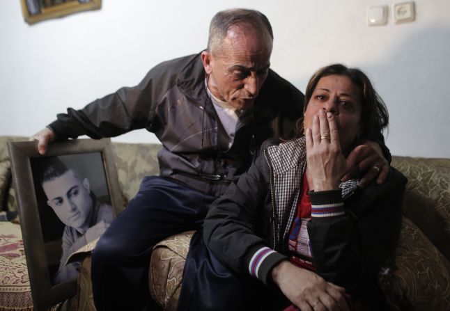 The parents of 19-year-old Mohammed Musallam react at the family's home in the East Jerusalem Jewish settlement of Neve Yaakov on Tuesday, March 10. <a href="index.php?page=&url=http%3A%2F%2Fwww.cnn.com%2F2015%2F03%2F10%2Fmiddleeast%2Fisis-video-israeli-killed%2F">ISIS released a video purportedly</a> showing a young boy executing Musallam, an Israeli citizen of Palestinian descent who ISIS claimed infiltrated the group in Syria to spy for the Jewish state. Musallam's family told CNN that he had no ties with the Mossad, Israel's spy agency, and had, in fact, been recruited by ISIS.
