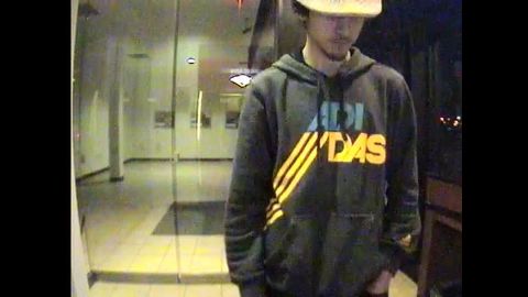 Prosecutors say this surveillance image shows Tsarnaev visiting an ATM hours before a police chase and chaotic shootout in which more than 200 rounds were fired.