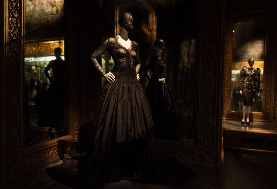 The Romantic Gothic gallery focused on the Victorian elements McQueen referenced so frequently.
