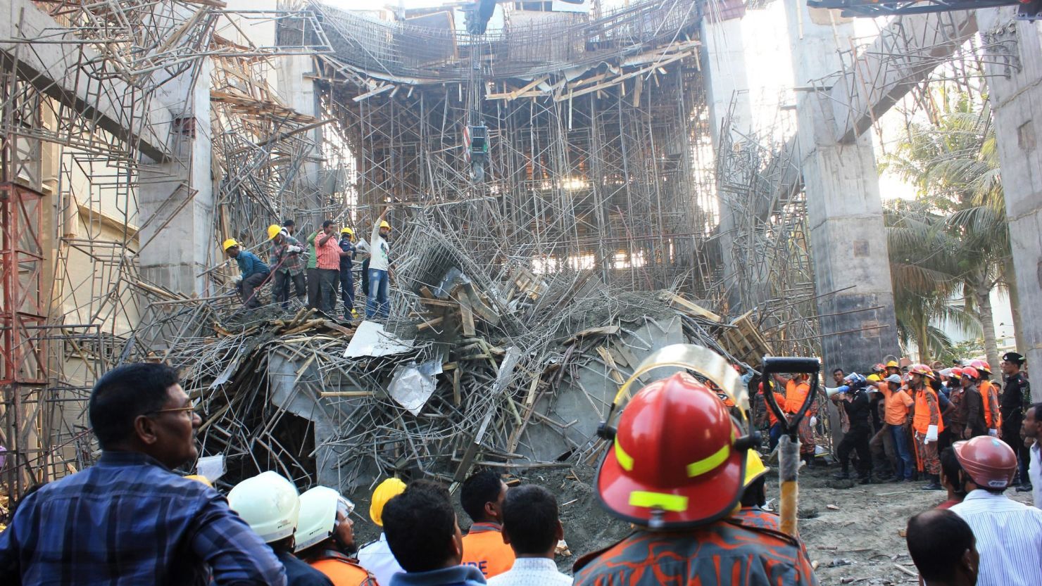 Several died and dozens were injured in the roof collapse.