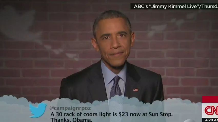 newday sot obama reads mean tweets on jimmy kimmel live_00002524.jpg