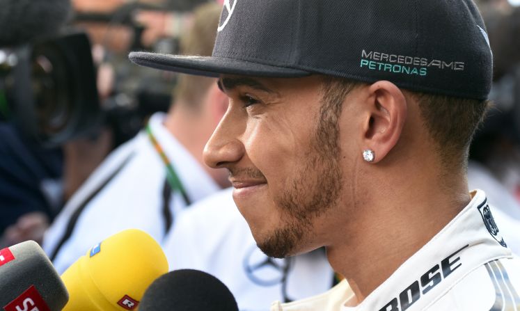 Lewis Hamilton guided his Silver Arrows to second place in both practice sessions.