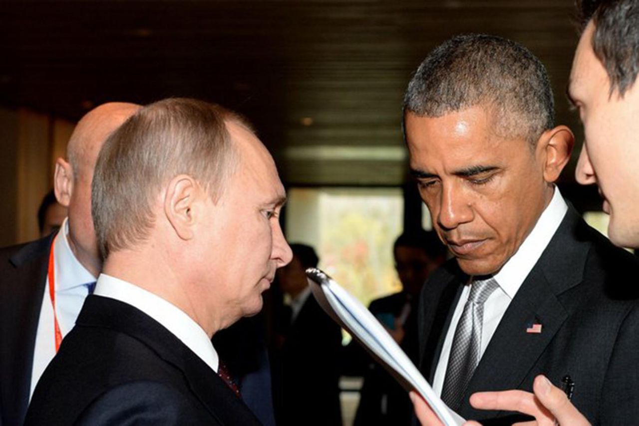Putin speaks with Obama in November, during the Asia-Pacific Economic Cooperation summit in Beijing.
