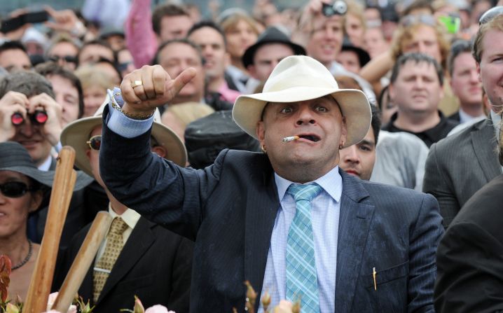 Held on the first Tuesday of November, Australia's Melbourne Cup is known as "the race that stops a nation." Even if you're midway through a cigarette. 