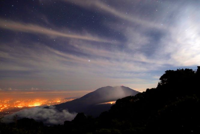 Smoke rises from the Turrialba volcano in Turrialba, Costa Rica, in March 2015. Eruptions of ash and stones prompted authorities to evacuate residential areas.