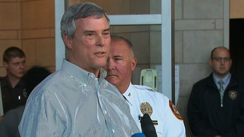 St,. Louis County Prosecuting Attorney Robert McCulloch speaks during a press conference about an arrest related to the shooting of two police officers.