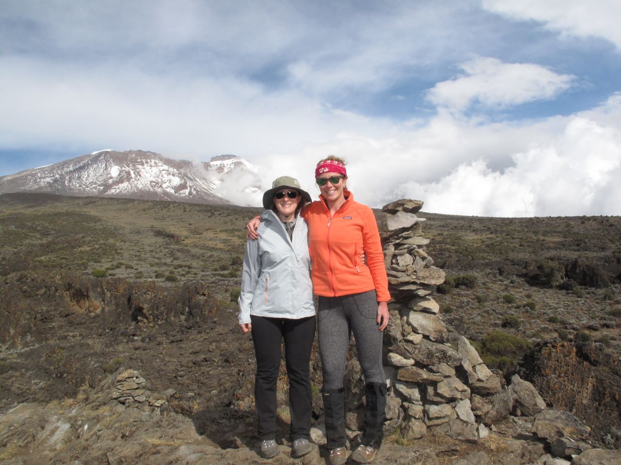 Brooke and her adventure travel partner-in-crime, Allison Ratajczak, pause along the way.