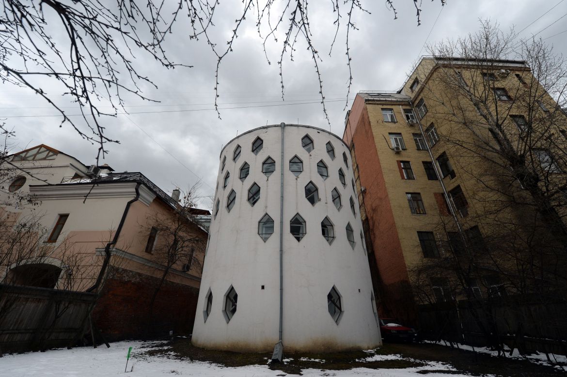 Designed by famed Russian avant-garde architect Konstantin Melnikov, this<a href="http://www.melnikovhouse.org/home.php" target="_blank" target="_blank"> iconic cylindrical building</a>, finished in 1929, was long his private residence and stands in stark contrast with traditional Soviet architecture. Now inhabited by the designer's granddaughter, it's at risk of collapse due to excavation works for a nearby underground parking lot, which have already caused several cracks in the structure.