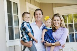 Hillary and Jeff Whittington and their children Ryland, left, and Brynley.