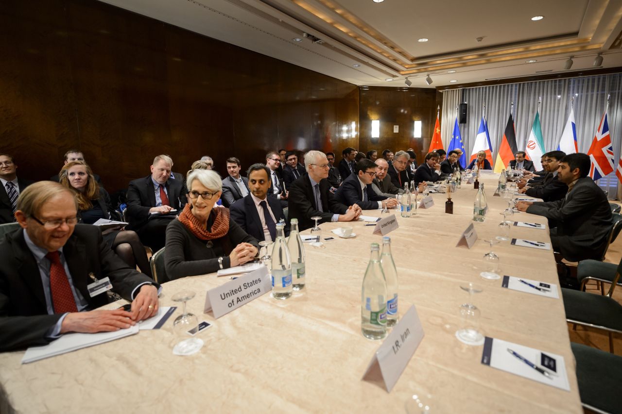 Iran and world powers comprising the P5+1 negotiating team meet in Montreux, Switzerland, on Thursday, March 5.