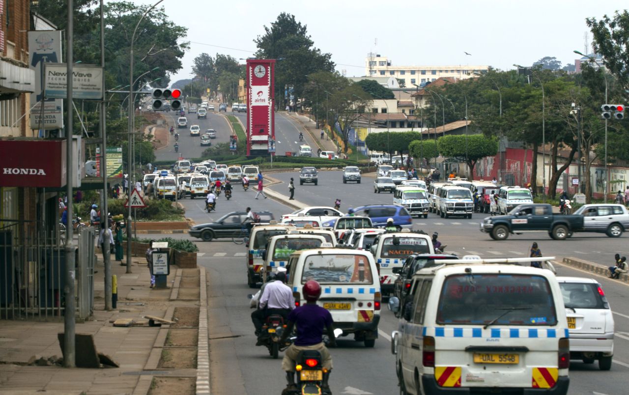 Uganda's capital city of Kampala. The country is ranked 34th globally and just shy of the top three in the continent.<br />