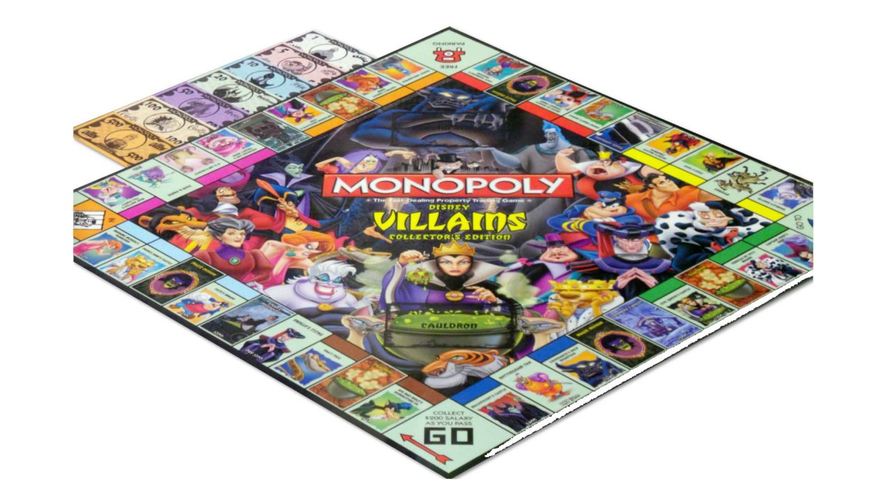Can you have a whole Monopoly game devoted to Disney villains? Why not? Yeah, perhaps they should all go to jail, but do you want to tell Cruella de Vil that?