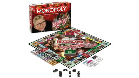 In the Monopoly version of "A Christmas Story," "A Major Award" and "Triple Dog Dare" take the place of Chance and Community Chest. Boardwalk? That's a BB Gun, of course. (Don't shoot your eye out.)