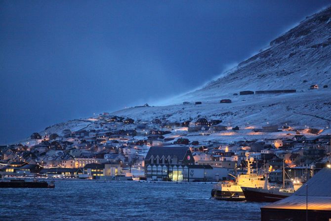 Founded in Viking times and well protected by a bay, <a  target="_blank" target="_blank">Klaksvik</a> serves as the main fishing port in the Faroes.