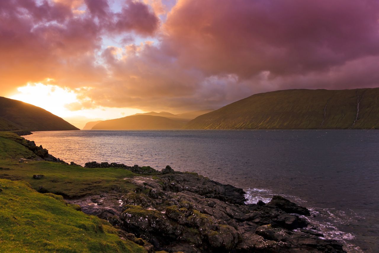Weather conditions are highly changeable on the Faroes.