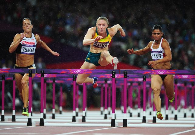 Choosing to specialize in the 100m hurdles, Pearson came into the 2012 London Olympics having won 32 races from 34 starts.