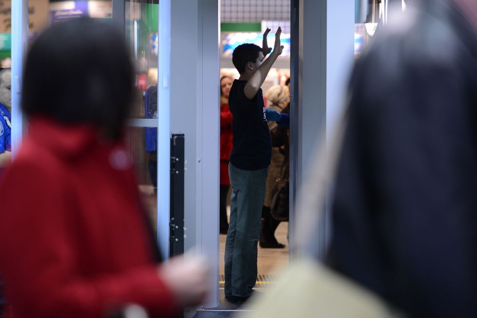 A passenger goes through security at LaGuardia Airport in New York. TSA officers' perception of people's behaviors is inherently subjective, Handeyside says. The fact that many people find airport settings inherently stressful only compounds the problem. 