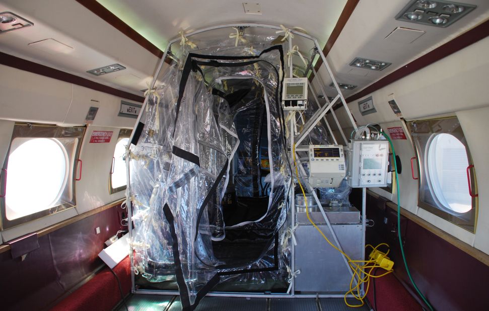 Phoenix Air worked with the Department of Defense and the Centers for Disease Control and Prevention to build a system that could safety transport patients with contagious diseases.