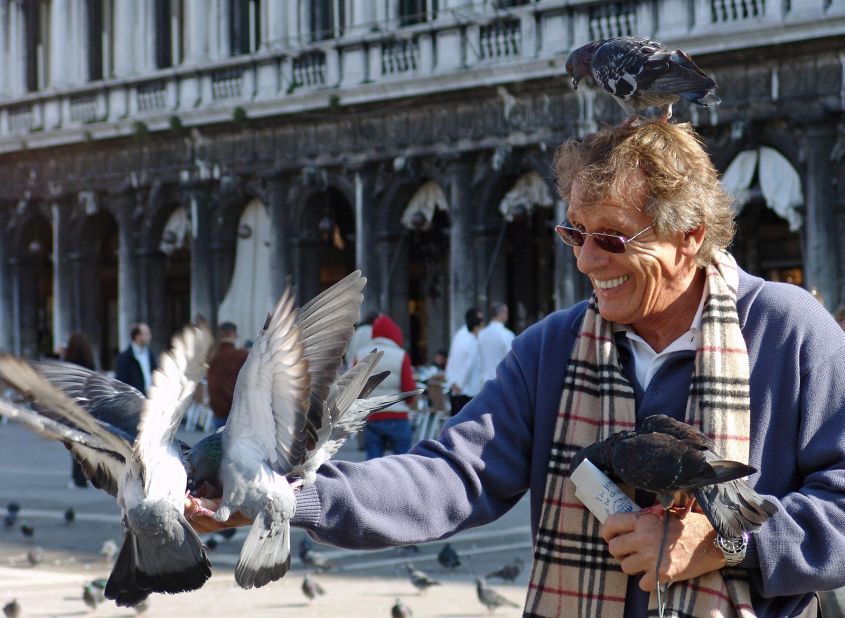 Feeding the pigeons is against the law in Venice and can get you fined. In a city as beautiful as this, why would you pay attention to the birds anyway? 