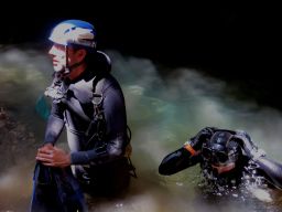 Cave divers had to carry a minimum of two tanks a piece.