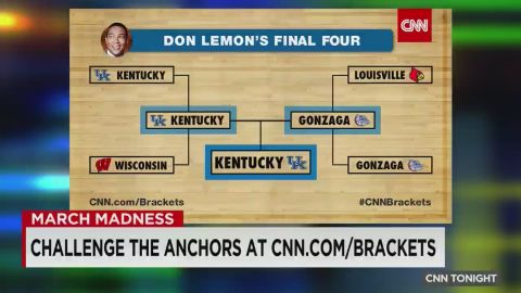 Think you can beat Don Lemon? This was his bracket in 2015.
