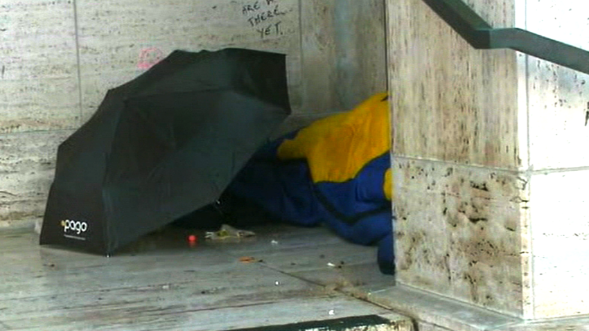 church drenches homeless sprinklers San Francisco