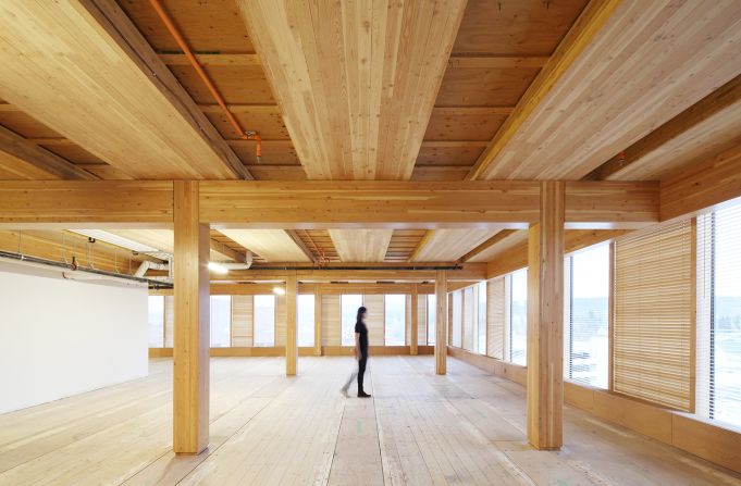 Green says new engineered woods allow for greater strength and heights in buildings.