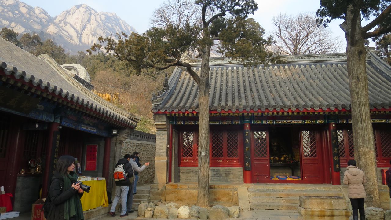 Longquan Monastery on the outskirts of Beijing. 