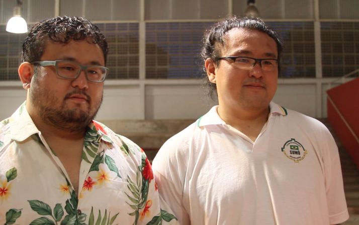 The brothers were taught the ways of sumo from their mother, and inspired by their father who was a sumo wrestler before they left Japan.
