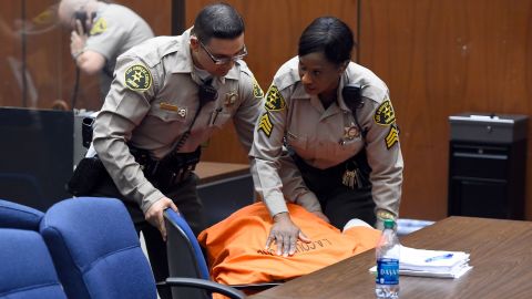 Knight collapses in a Los Angeles court on March 20, 2015 after a judge set his bail at $25 million. Knight, who suffers from diabetes and complications, was taken to the hospital, his attorney told CNN affiliate KABC-TV.