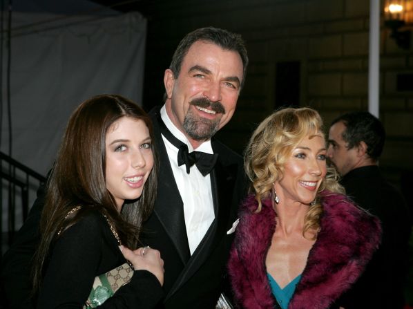 Selleck, seen here as a teenager with dad Tom and mom Jillie Mack back in 2005, says her parents help with funding but the new league's prize money will go a long way in supporting the next generation of riders.