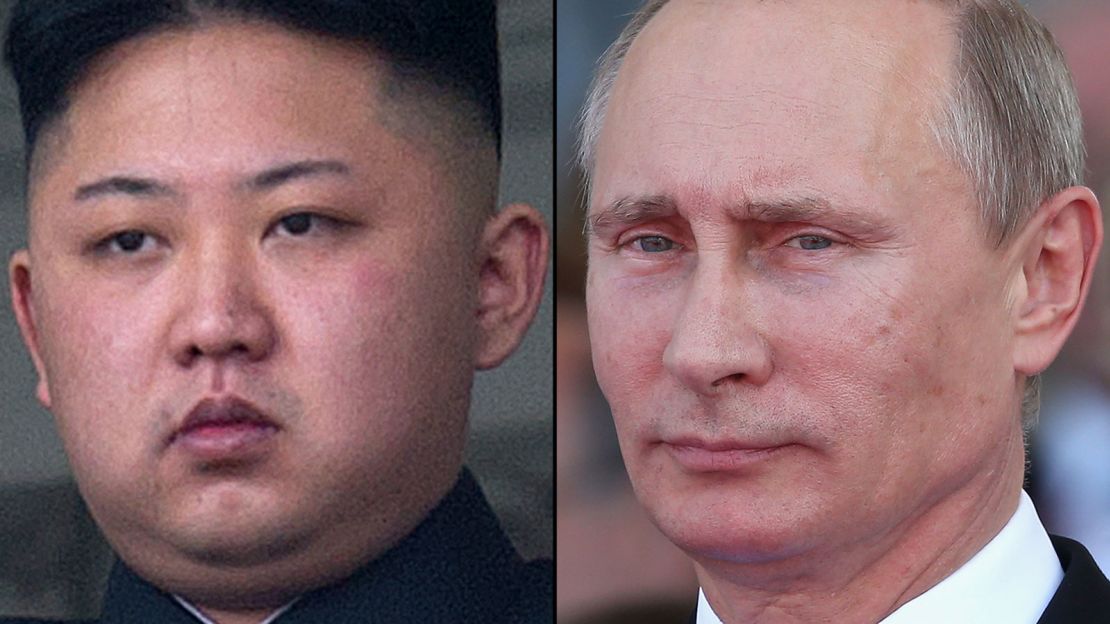 kim jong un vladimir putin SPLIT