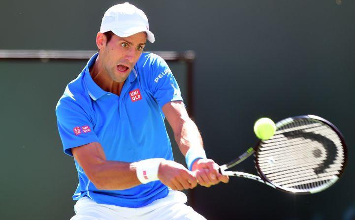 Djokovic took the tie 6-2 6-3 in little over one hour and 28 minutes.