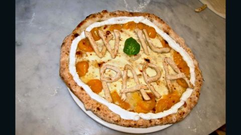 A pizzeria in Naples baked a special "Papa" pizza for the Pope.