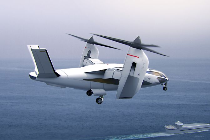 Chang's vertical takeoff and landing aircraft could be used for rescue operations, he says. It could also land on ships or be outfitted with landing gear with pontoons or skis that would allow it to land on the water or in arctic regions. 