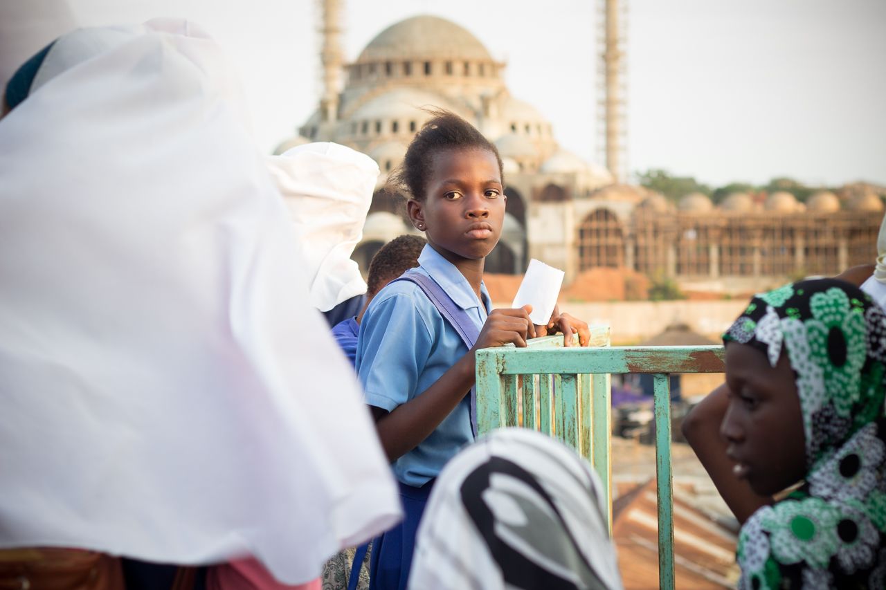 Agyare says that many children in the largely Muslim area grow up without ever leaving the community. Achievers Ghana and Tech Needs Girls is helping to expand their horizons by taking them on trips around Accra and other areas of the country.