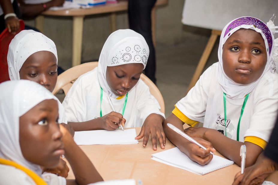 The school educates young girls from Nima, a poor neighborhood in Accra. Many have received no formal education before enrolling, and Achievers Ghana has had to work hard with local community leaders to promote the benefits of teaching the girls.
