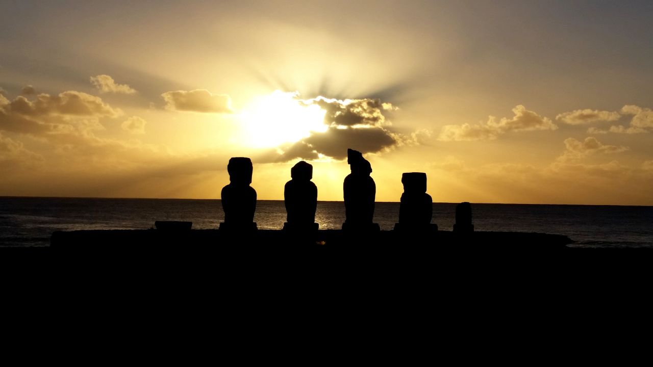 Easter Island, also called Rapa Nui, is known for its  giant stone statues. Hundreds of statues stand tall, revealing three distinct cultural periods. The island is in the Pacific more than 2,000 miles west of Chile. "One of the most isolated islands in the world? That may be, but don't let that dissuade you," wrote <a href="http://ireport.cnn.com/docs/DOC-1221273">iReporter Terry Hall</a>.